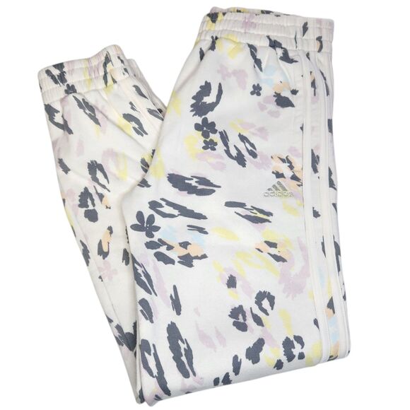 Adidas Big Girls Cheetah Print Jogger Pants Size Large 14 Comfort Casual - Picture 10 of 11